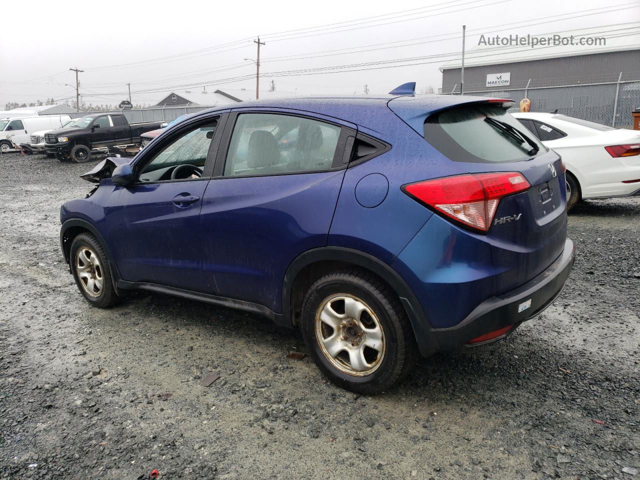 2017 Honda Hr-v Lx Blue vin: 3CZRU6H30HM103418