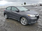 2017 Honda Hr-v Lx Gray vin: 3CZRU6H30HM709818