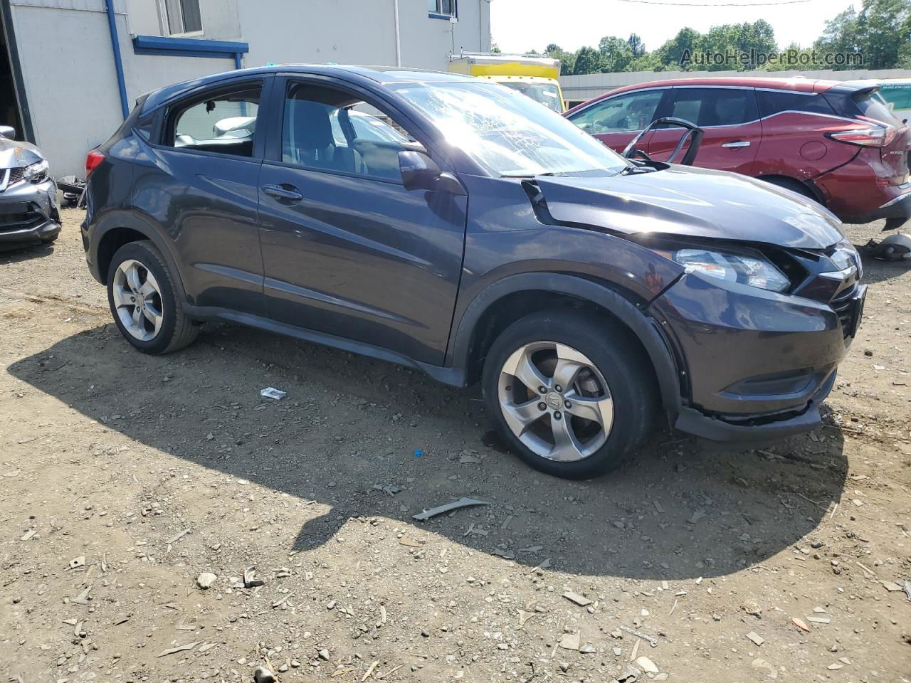 2018 Honda Hr-v Lx Black vin: 3CZRU6H30JG700072