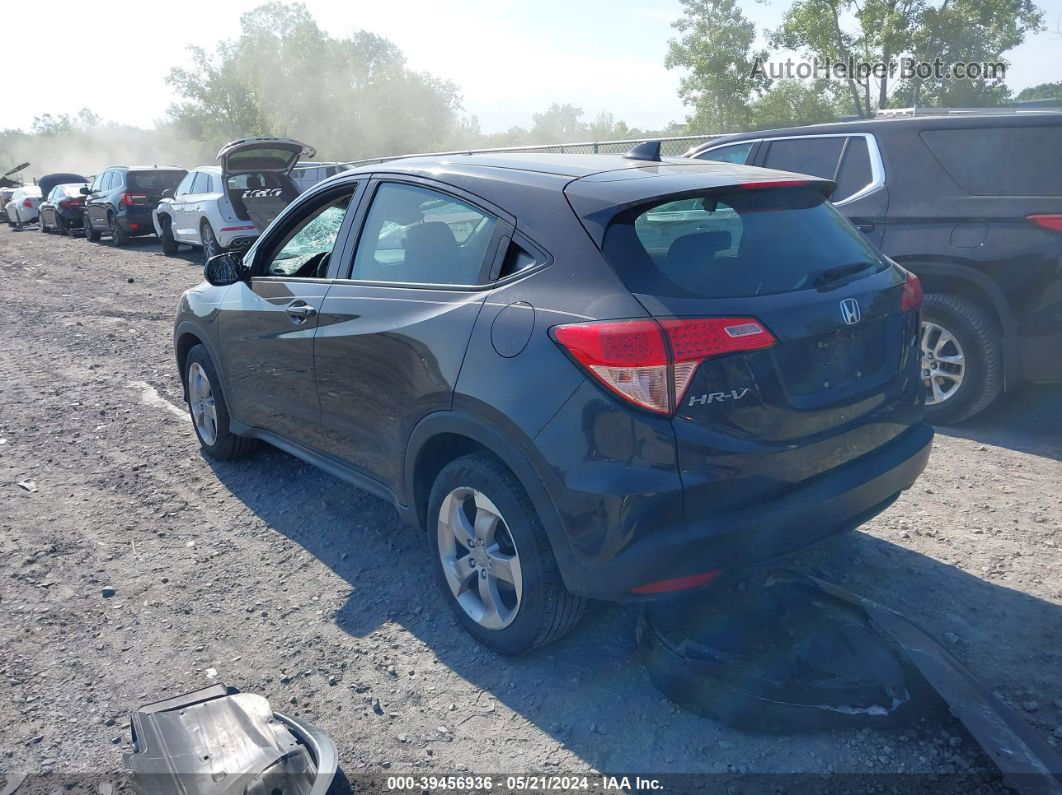 2018 Honda Hr-v Lx Gray vin: 3CZRU6H30JG725523