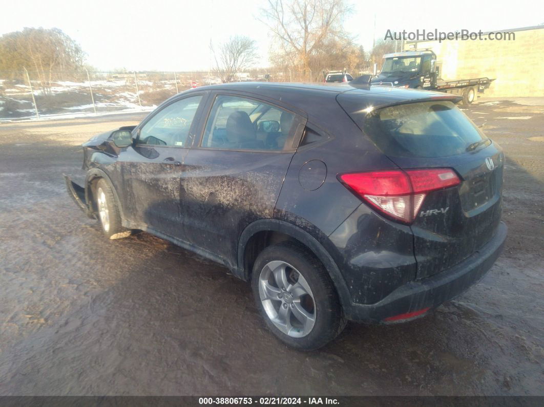 2018 Honda Hr-v Lx Gray vin: 3CZRU6H30JM729895