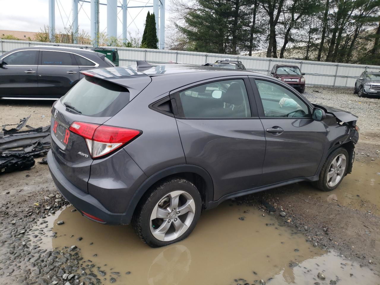 2019 Honda Hr-v Lx Charcoal vin: 3CZRU6H30KG725880