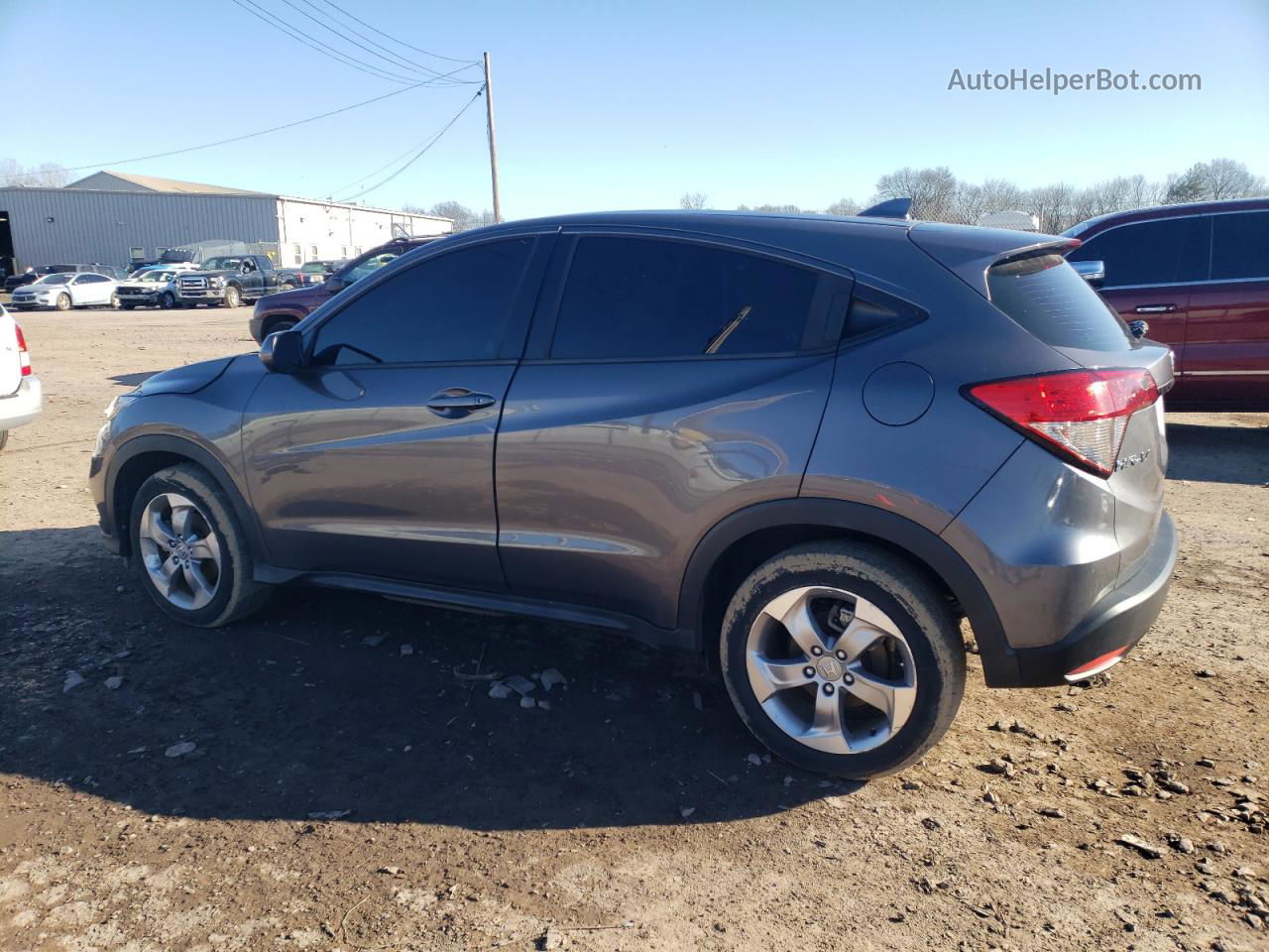 2019 Honda Hr-v Lx Charcoal vin: 3CZRU6H30KG729461