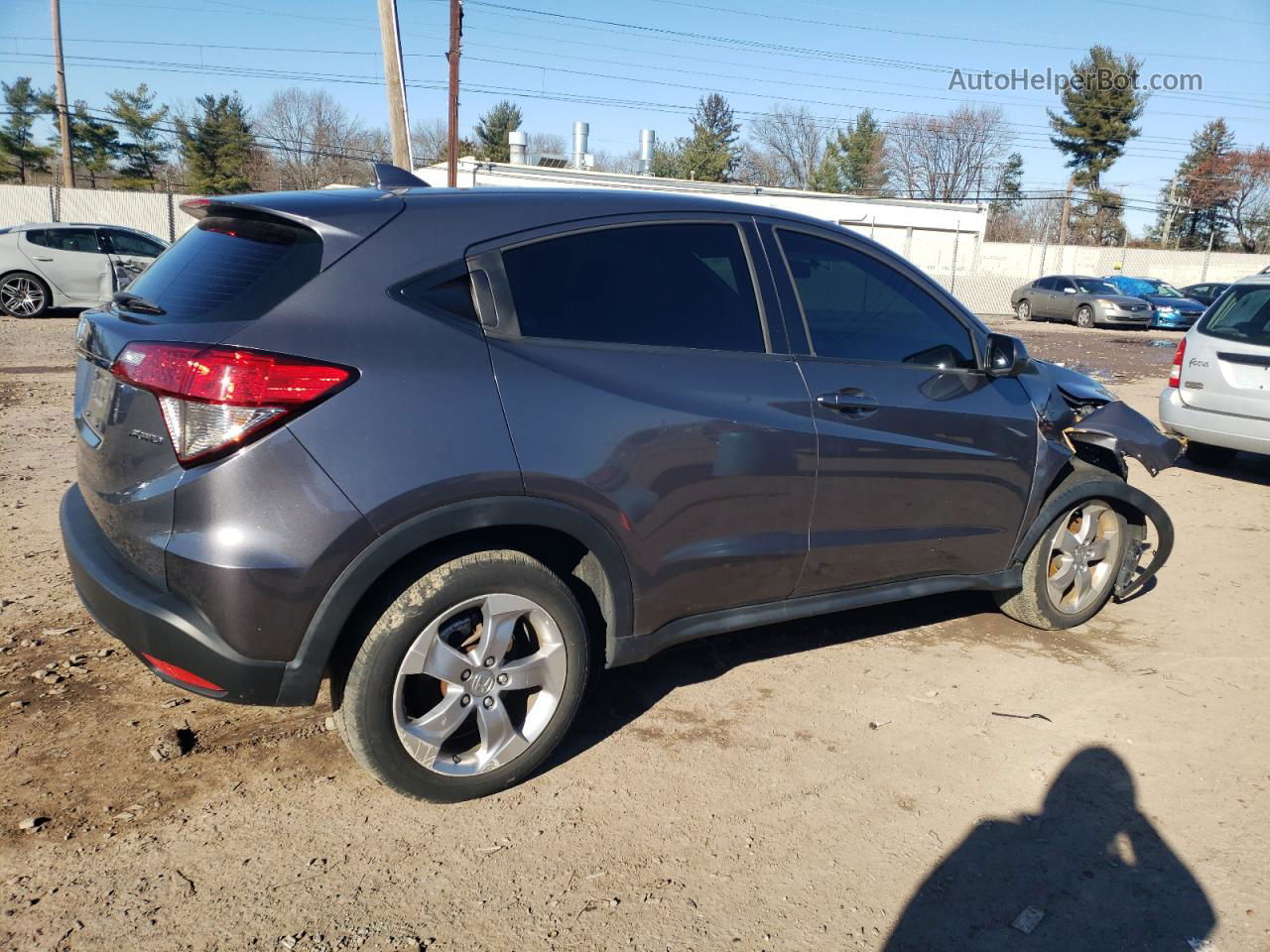 2019 Honda Hr-v Lx Charcoal vin: 3CZRU6H30KG729461