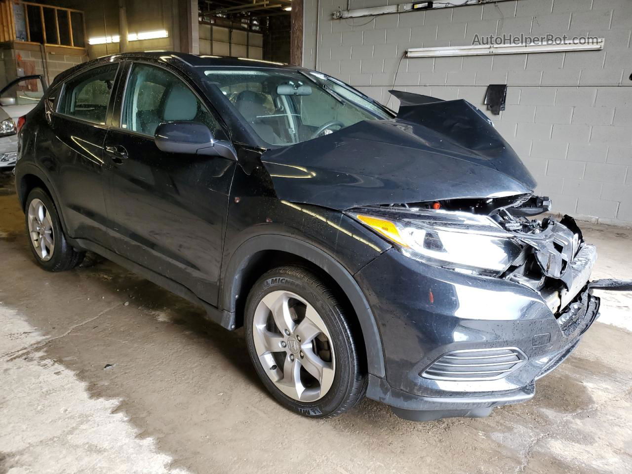 2021 Honda Hr-v Lx Black vin: 3CZRU6H30MM707593