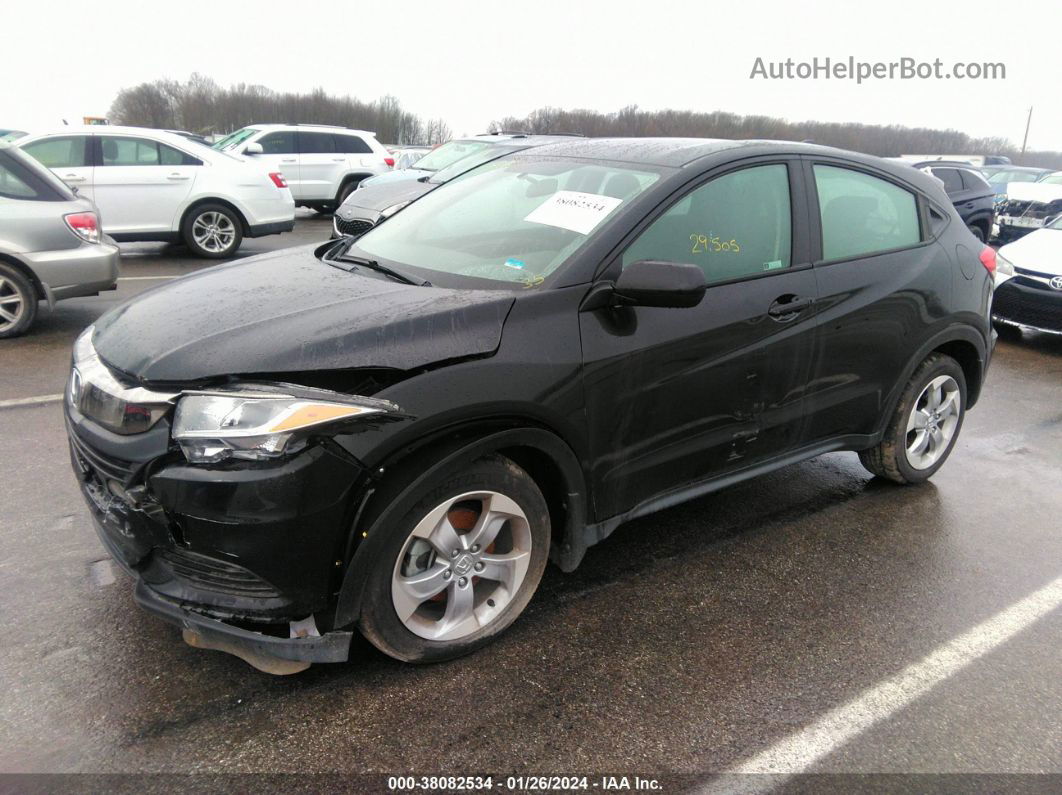 2021 Honda Hr-v Awd Lx Black vin: 3CZRU6H30MM711305