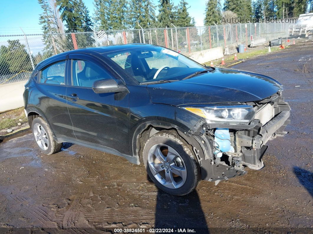 2021 Honda Hr-v Awd Lx Black vin: 3CZRU6H30MM713412