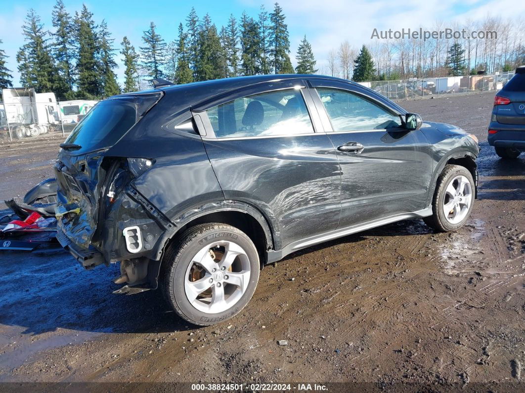 2021 Honda Hr-v Awd Lx Black vin: 3CZRU6H30MM713412