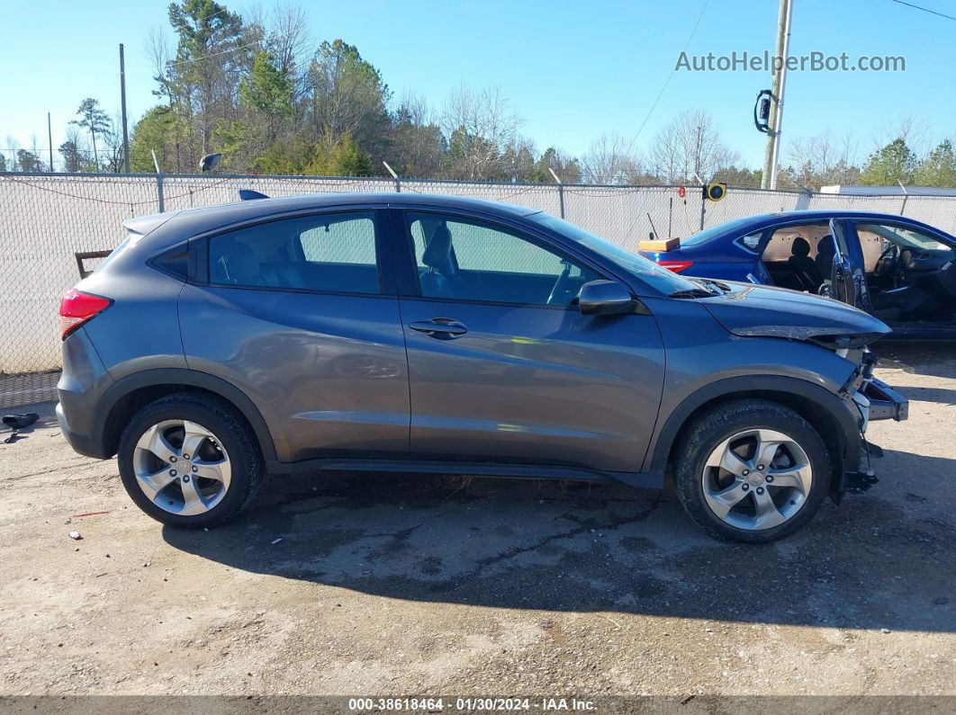 2016 Honda Hr-v Lx Gray vin: 3CZRU6H31GM705338