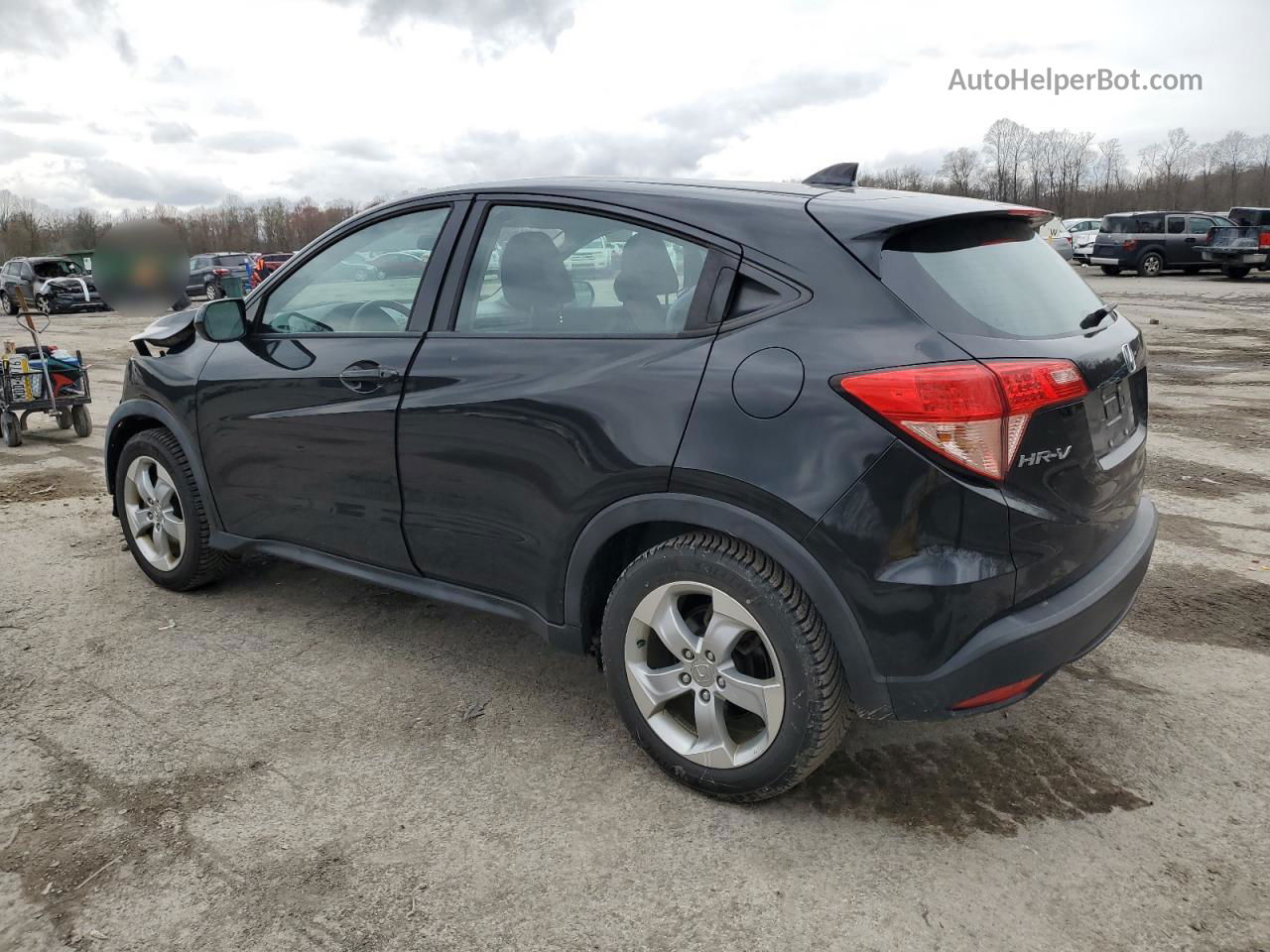 2016 Honda Hr-v Lx Black vin: 3CZRU6H31GM749114