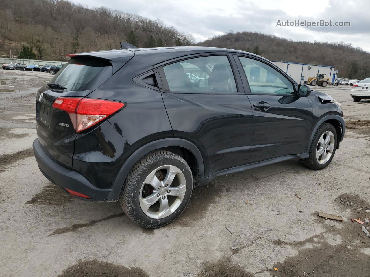 2016 Honda Hr-v Lx Black vin: 3CZRU6H31GM749114