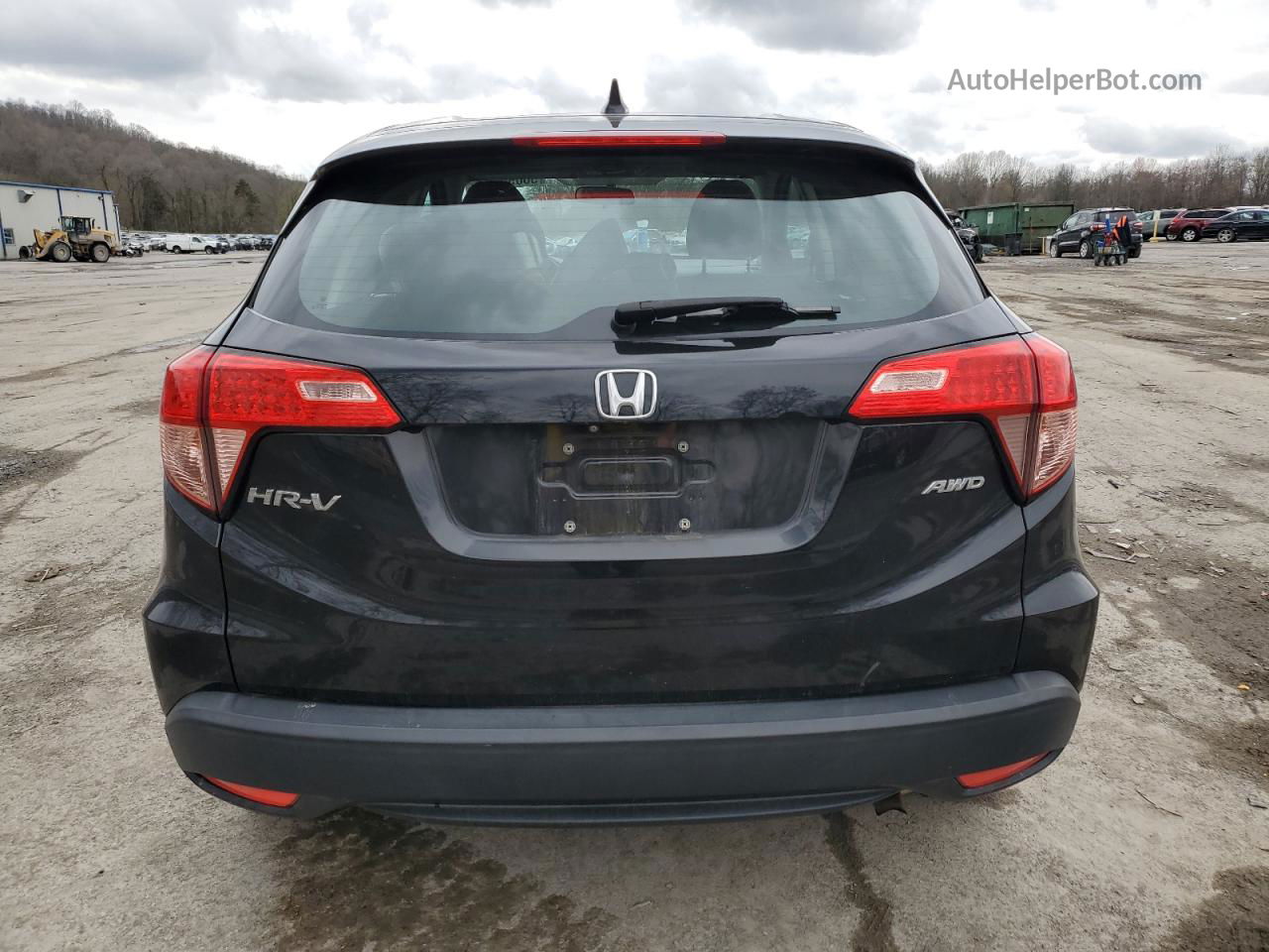 2016 Honda Hr-v Lx Black vin: 3CZRU6H31GM749114