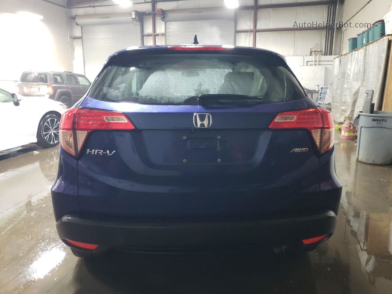 2016 Honda Hr-v Lx Blue vin: 3CZRU6H31GM752479