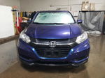 2016 Honda Hr-v Lx Blue vin: 3CZRU6H31GM752479