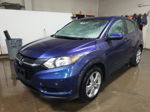 2016 Honda Hr-v Lx Blue vin: 3CZRU6H31GM752479