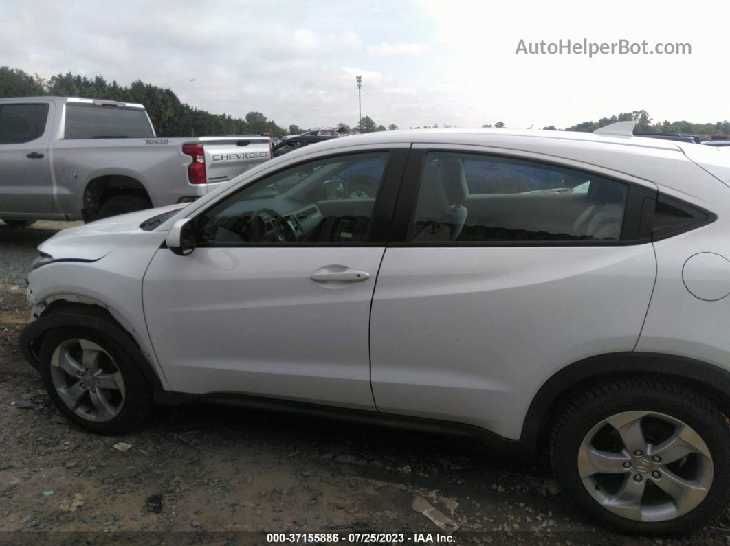 2016 Honda Hr-v Lx White vin: 3CZRU6H31GM752613