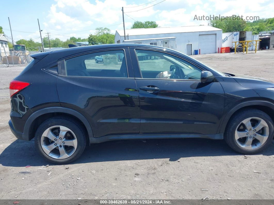 2017 Honda Hr-v Lx Black vin: 3CZRU6H31HG700978