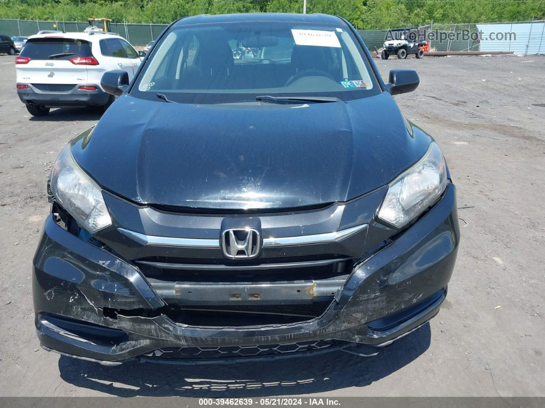 2017 Honda Hr-v Lx Black vin: 3CZRU6H31HG700978