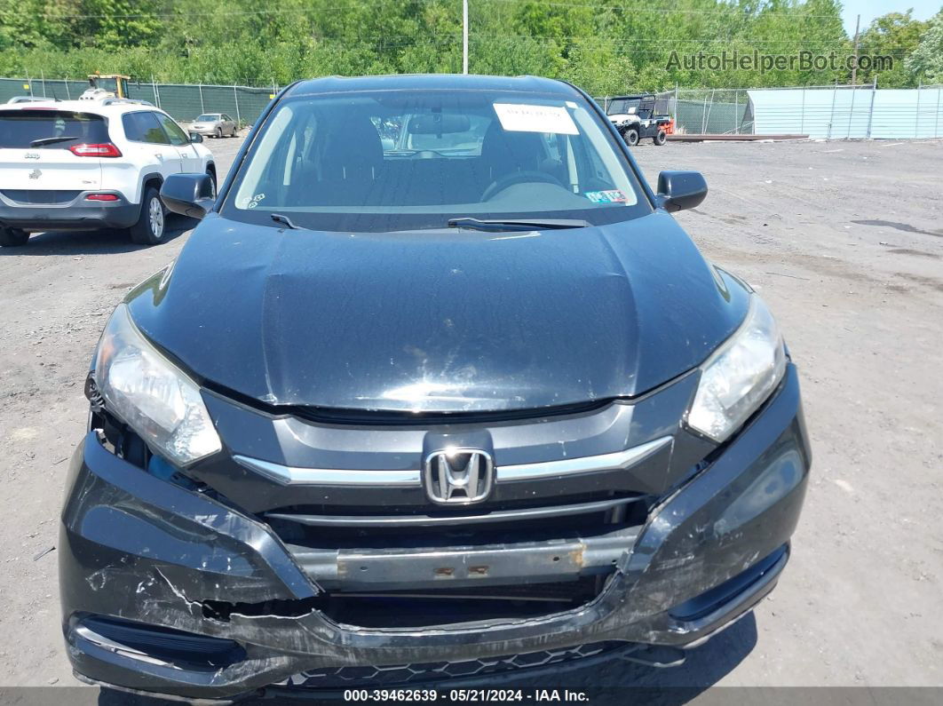 2017 Honda Hr-v Lx Black vin: 3CZRU6H31HG700978