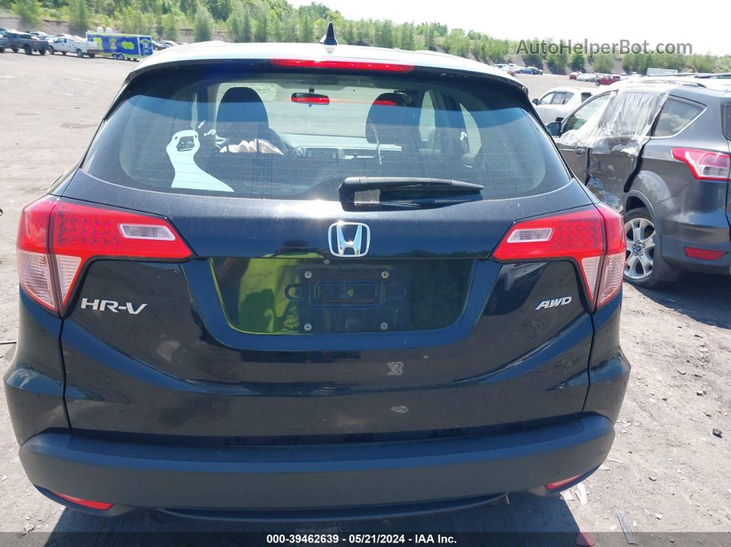 2017 Honda Hr-v Lx Черный vin: 3CZRU6H31HG700978