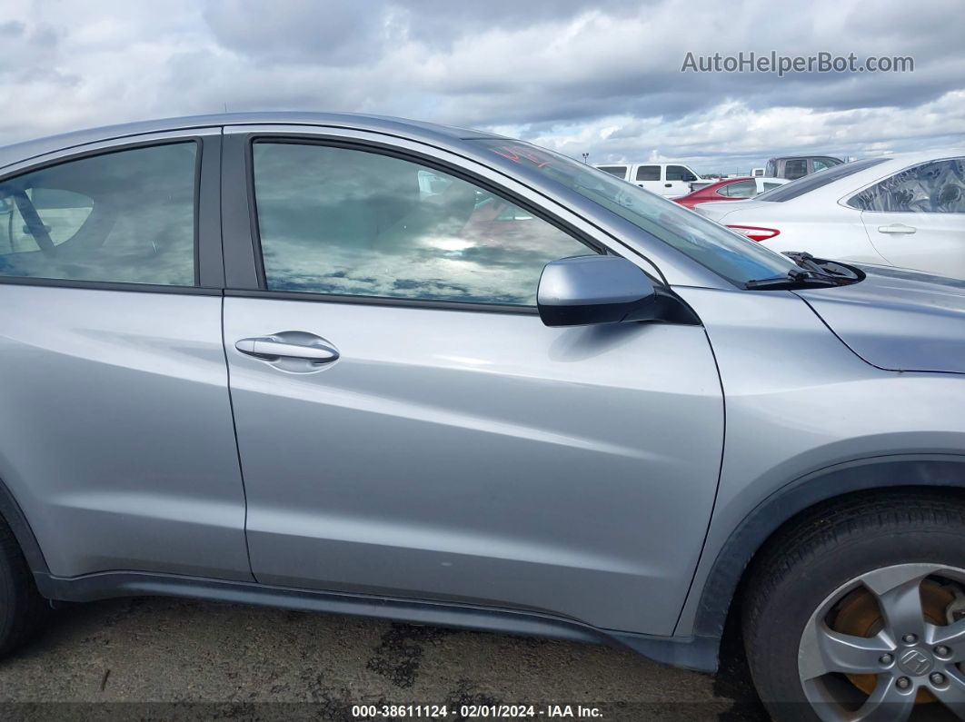 2017 Honda Hr-v Lx Gray vin: 3CZRU6H31HG708577