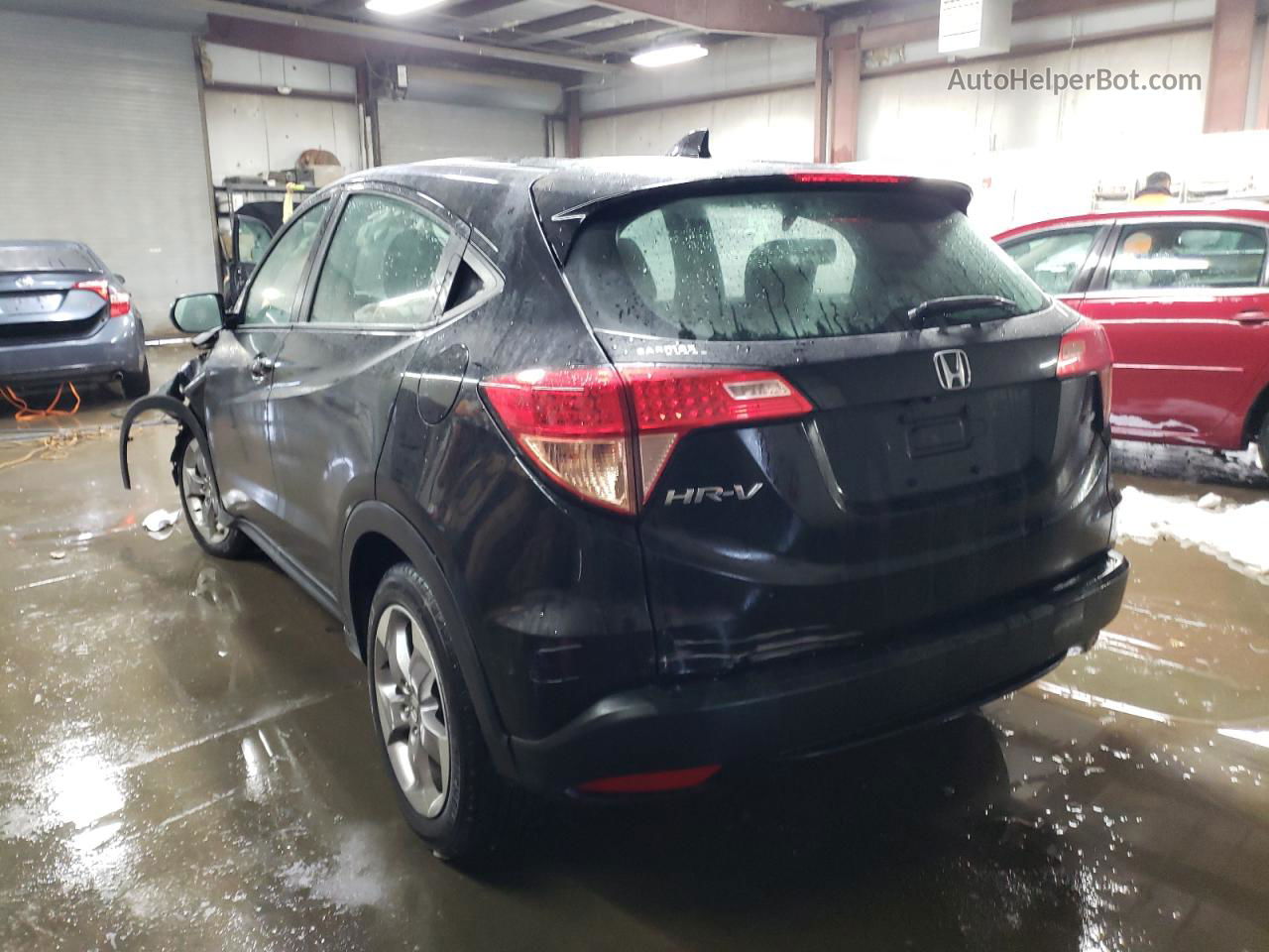 2018 Honda Hr-v Lx Black vin: 3CZRU6H31JG719357