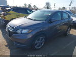 2018 Honda Hr-v Lx Gray vin: 3CZRU6H31JM710613