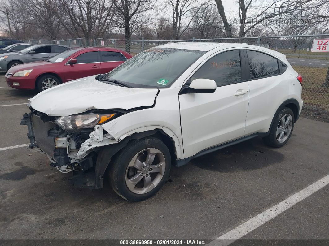 2018 Honda Hr-v Lx White vin: 3CZRU6H31JM713916