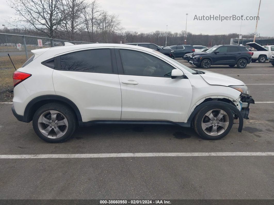 2018 Honda Hr-v Lx White vin: 3CZRU6H31JM713916