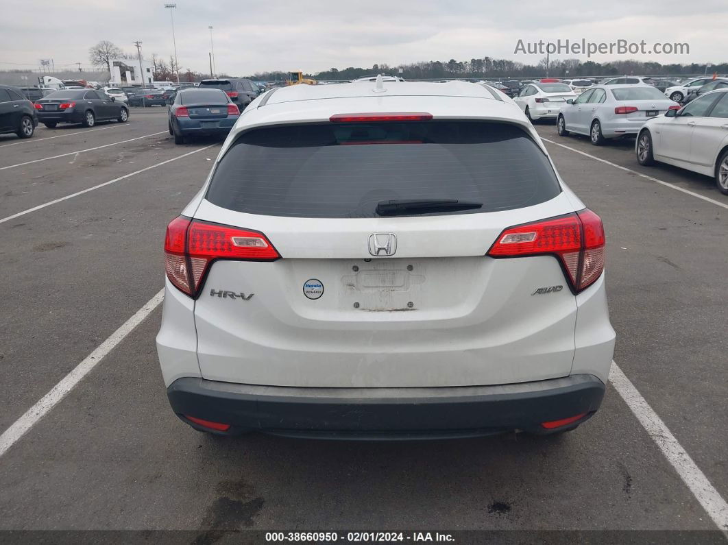 2018 Honda Hr-v Lx White vin: 3CZRU6H31JM713916