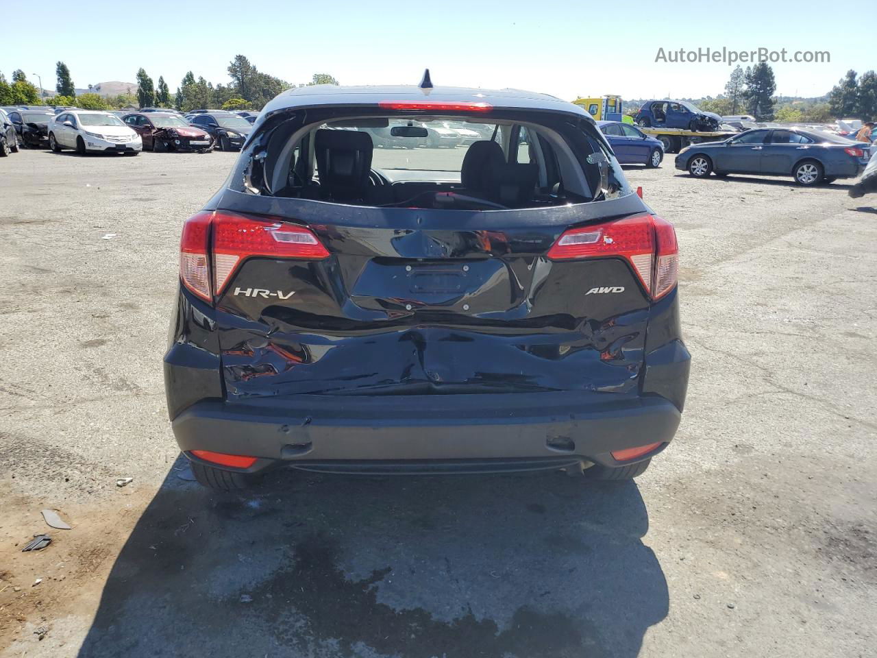 2018 Honda Hr-v Lx Black vin: 3CZRU6H31JM721014