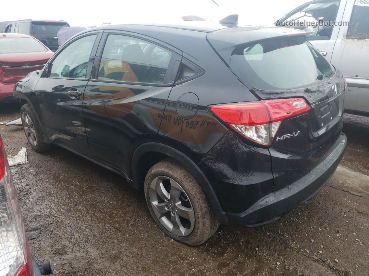 2019 Honda Hr-v Lx Black vin: 3CZRU6H31KG700213