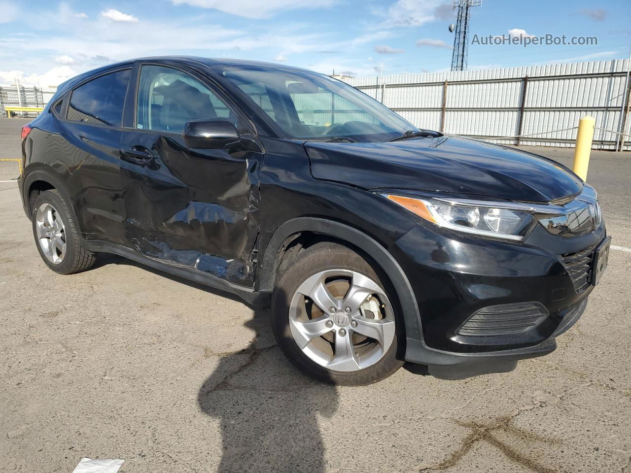 2019 Honda Hr-v Lx Black vin: 3CZRU6H31KG702222