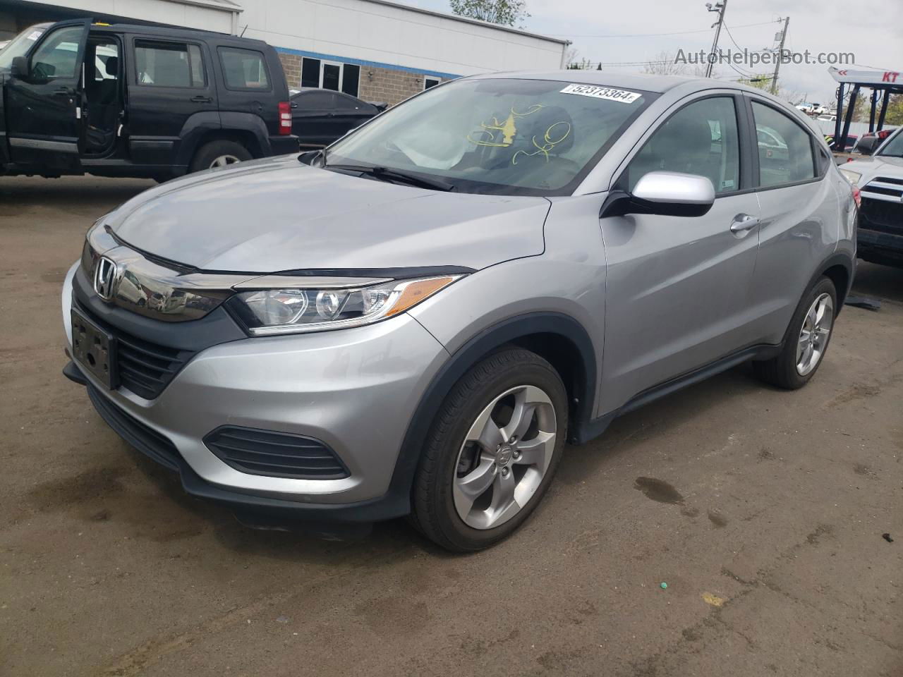 2019 Honda Hr-v Lx Silver vin: 3CZRU6H31KG705119