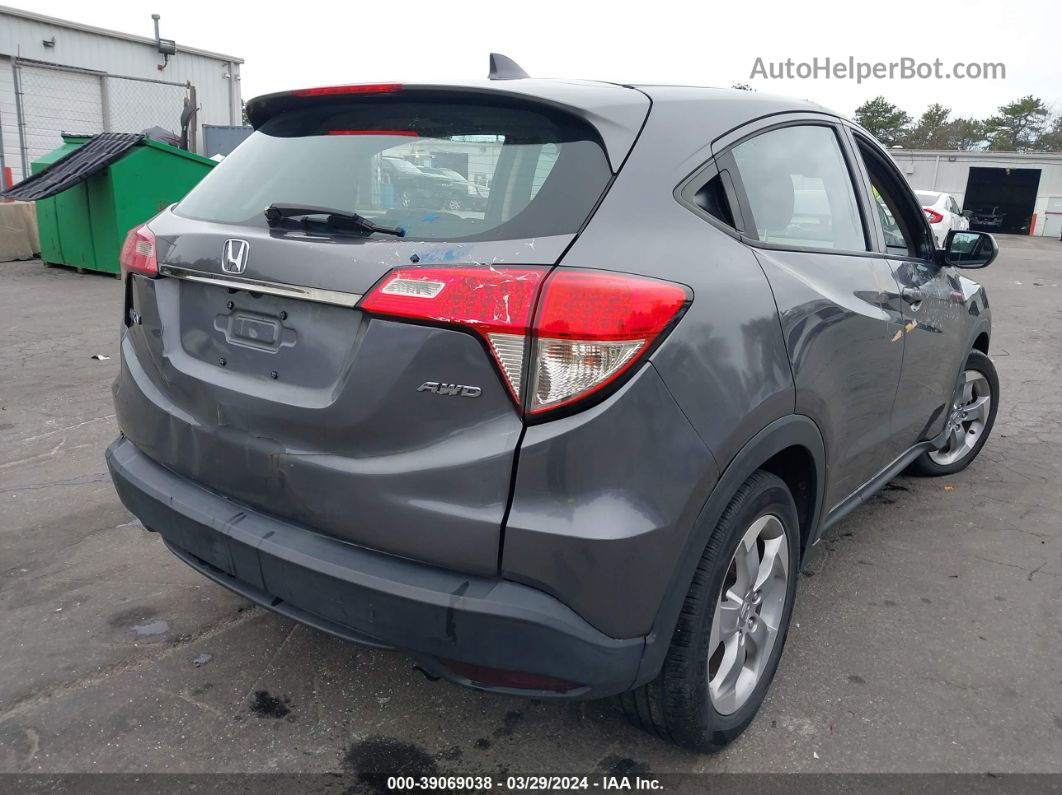 2019 Honda Hr-v Lx Серый vin: 3CZRU6H31KG709350