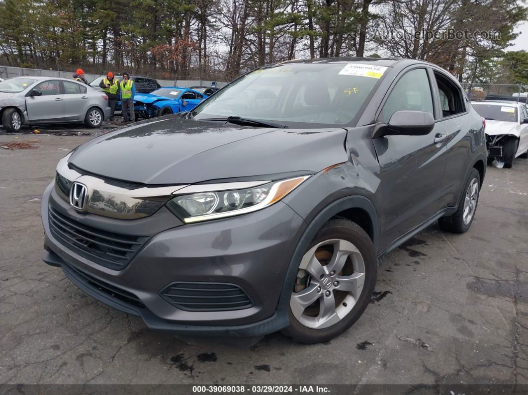 2019 Honda Hr-v Lx Gray vin: 3CZRU6H31KG709350