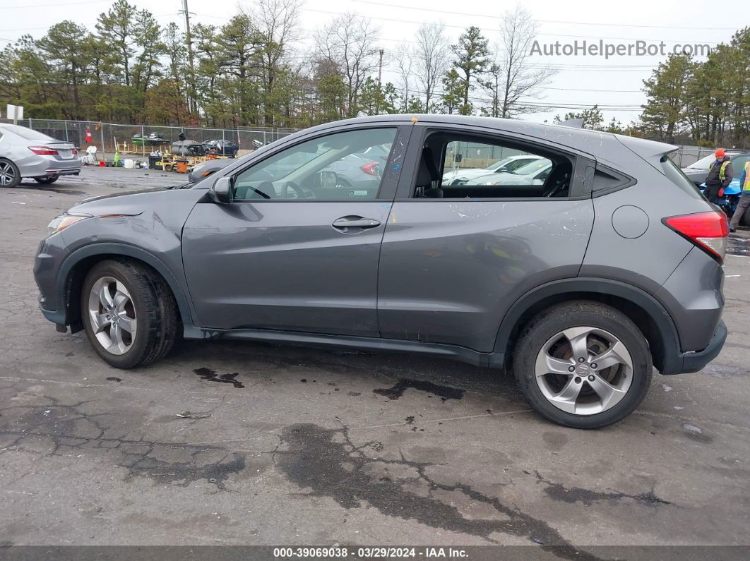 2019 Honda Hr-v Lx Gray vin: 3CZRU6H31KG709350