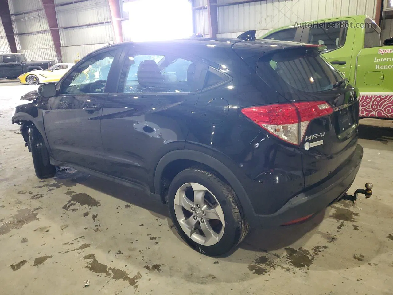 2019 Honda Hr-v Lx Black vin: 3CZRU6H31KG723359