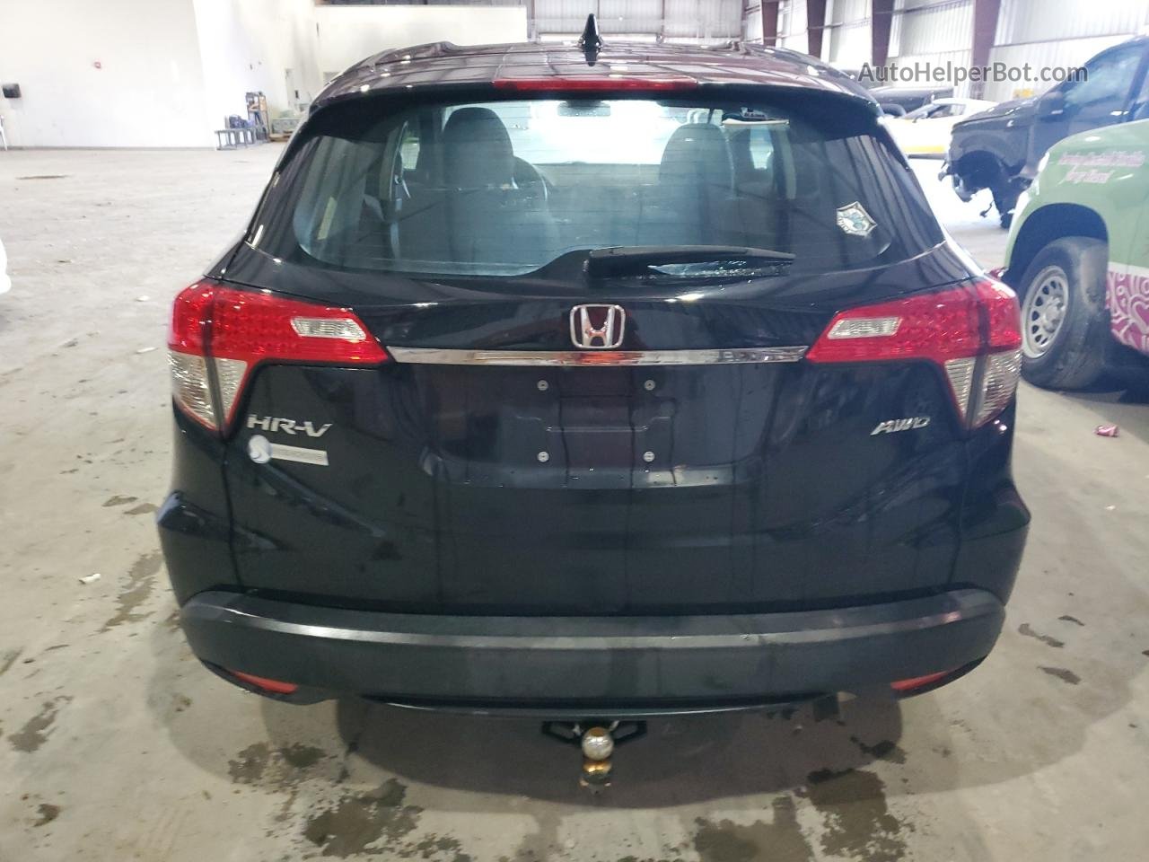 2019 Honda Hr-v Lx Black vin: 3CZRU6H31KG723359