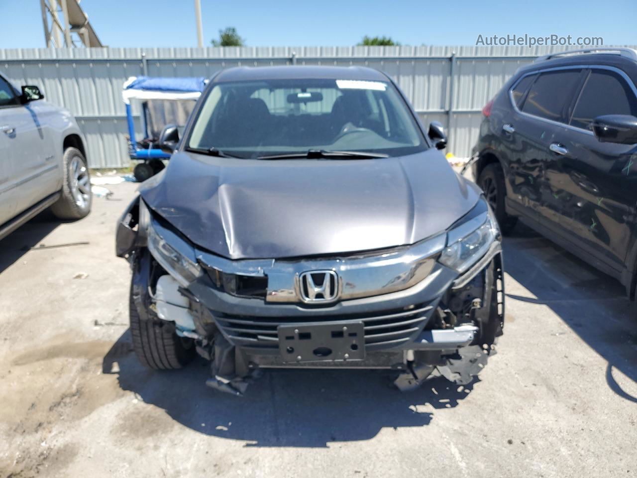 2019 Honda Hr-v Lx Gray vin: 3CZRU6H31KG730618