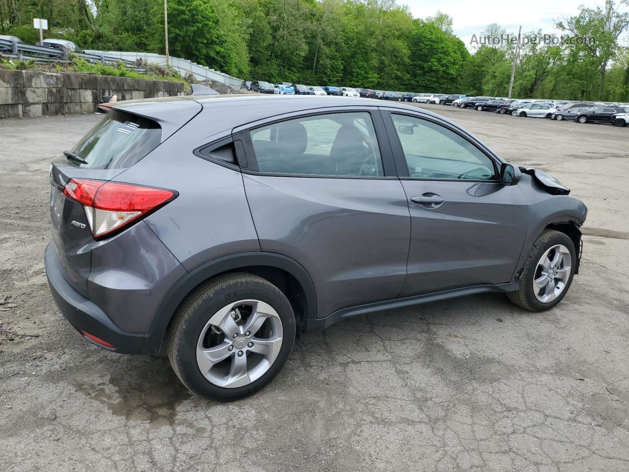 2021 Honda Hr-v Lx Серый vin: 3CZRU6H31MM705657