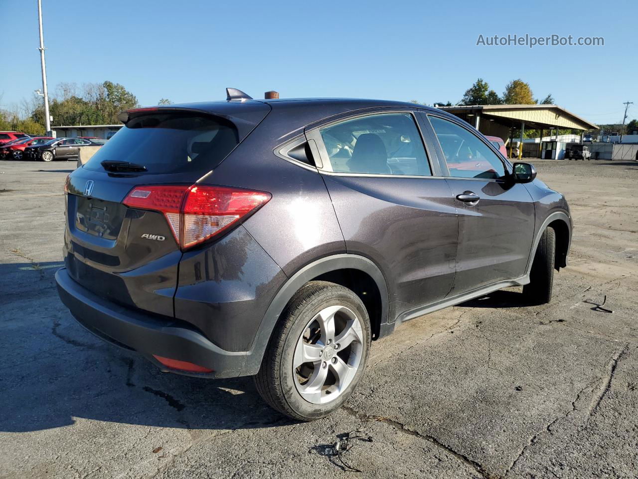 2017 Honda Hr-v Lx Brown vin: 3CZRU6H32HM725146