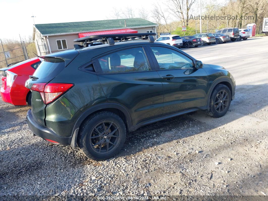 2018 Honda Hr-v Lx Green vin: 3CZRU6H32JG709145