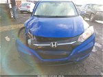 2018 Honda Hr-v Lx Blue vin: 3CZRU6H32JG712059