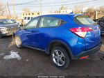 2018 Honda Hr-v Lx Blue vin: 3CZRU6H32JG712059