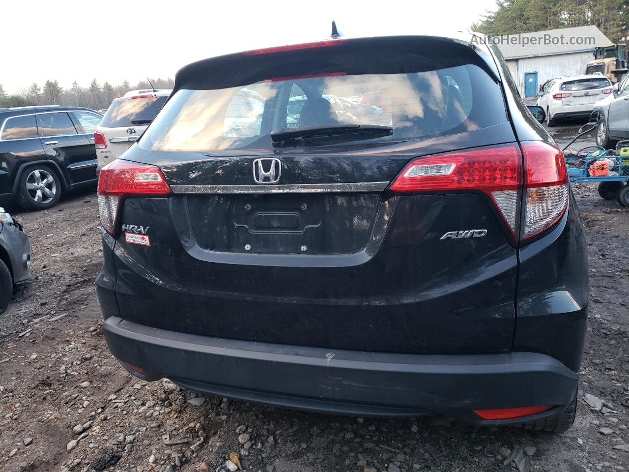 2019 Honda Hr-v Lx Black vin: 3CZRU6H32KG717991