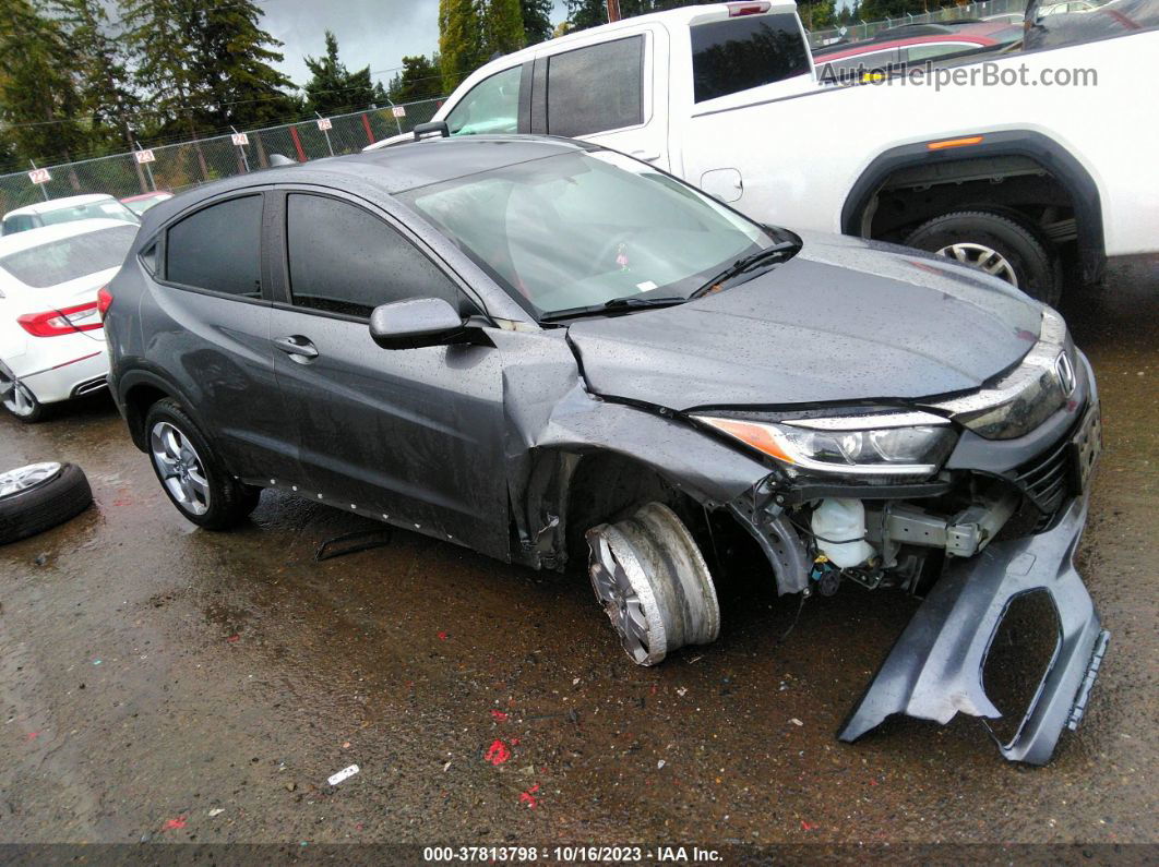 2019 Honda Hr-v Lx Gray vin: 3CZRU6H32KM743704