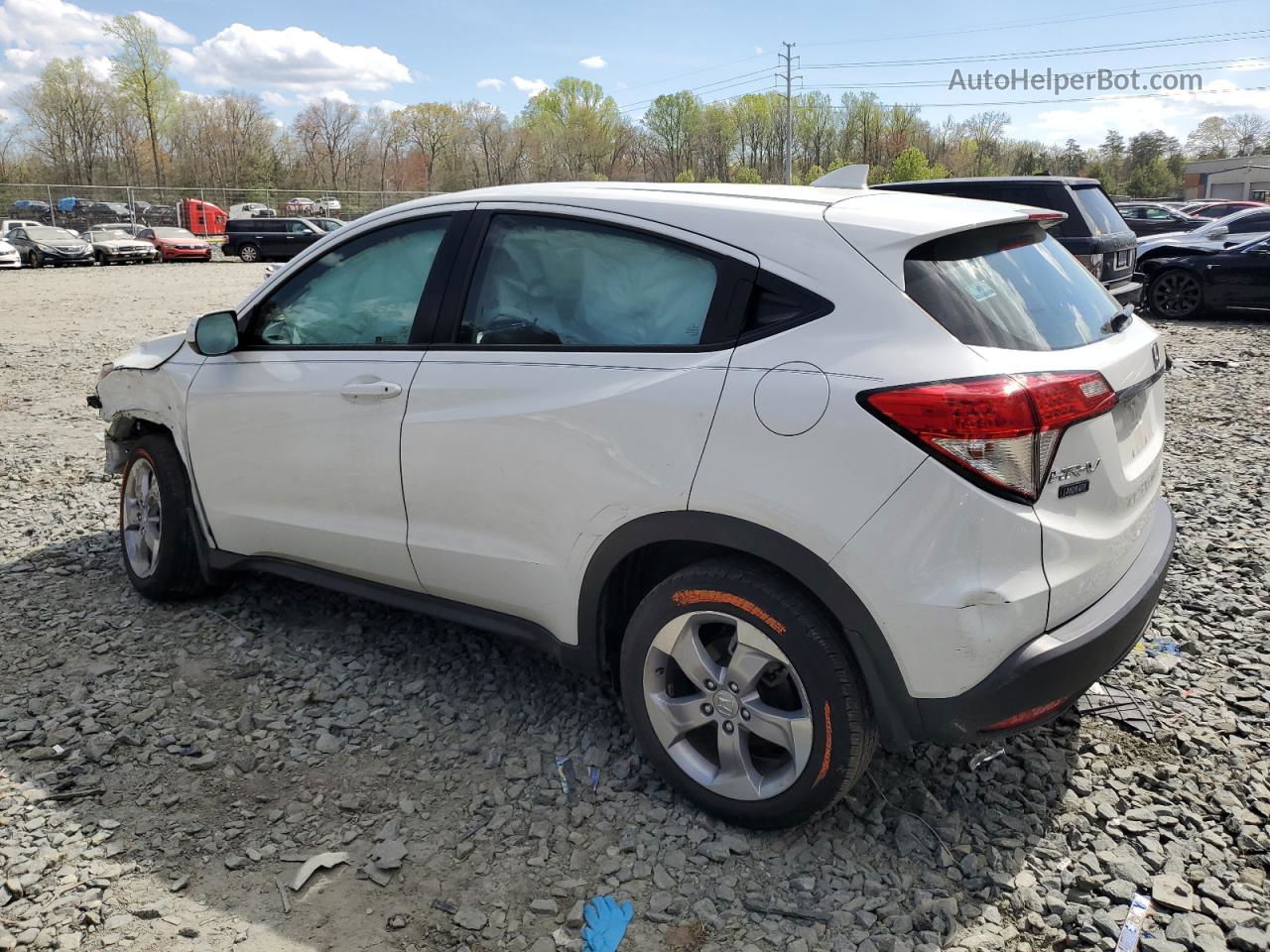 2021 Honda Hr-v Lx White vin: 3CZRU6H32MM703531