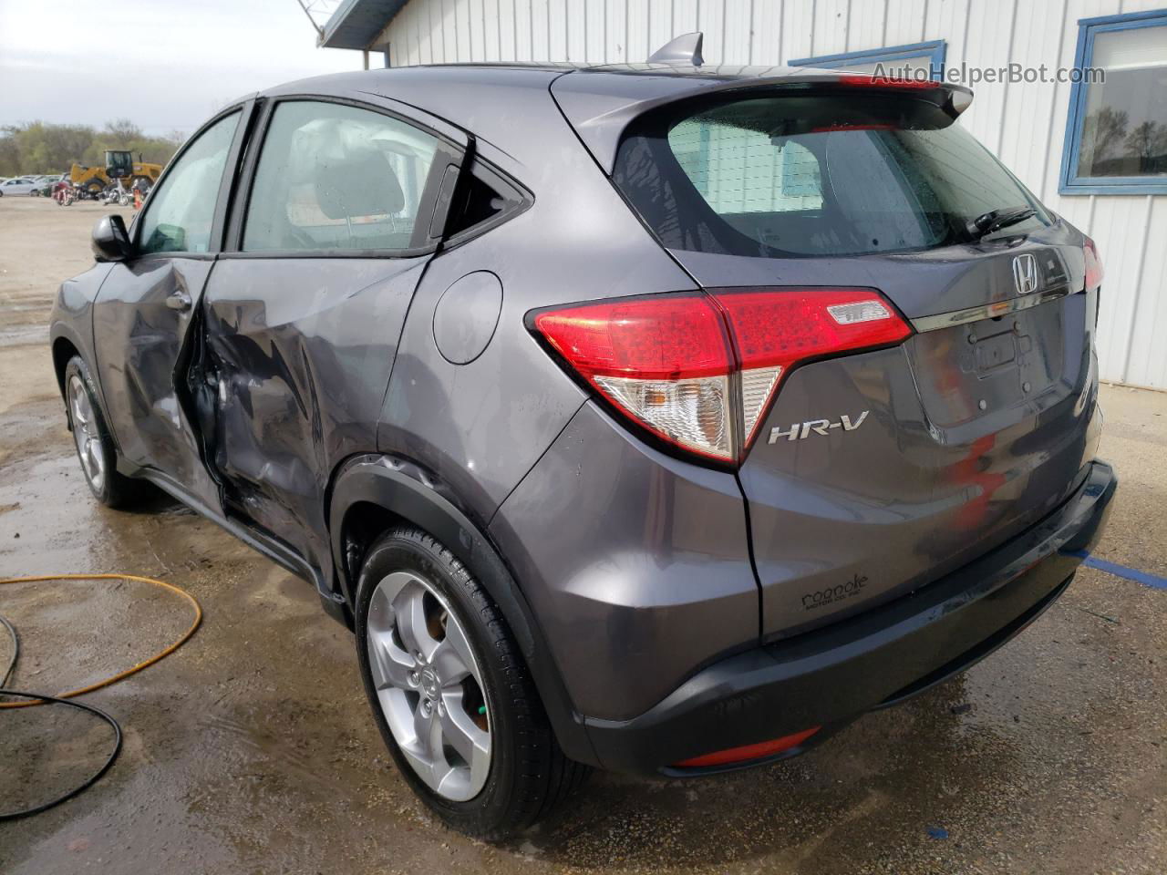 2021 Honda Hr-v Lx Gray vin: 3CZRU6H32MM741244