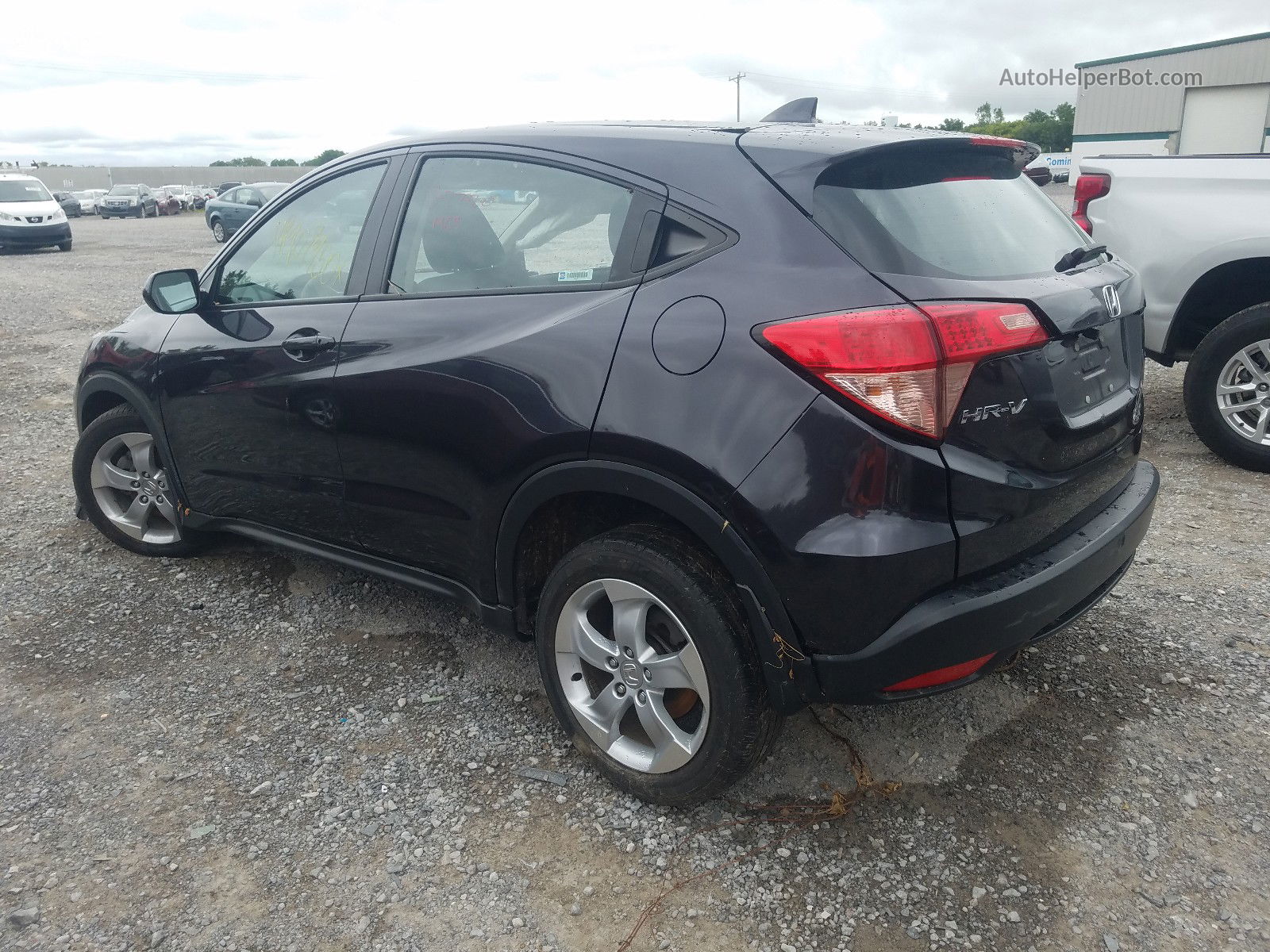 2016 Honda Hr-v Lx Black vin: 3CZRU6H33GM732721